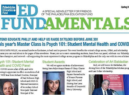 What Does PEF Do? Read the Latest EdFundamentals Newsletter!