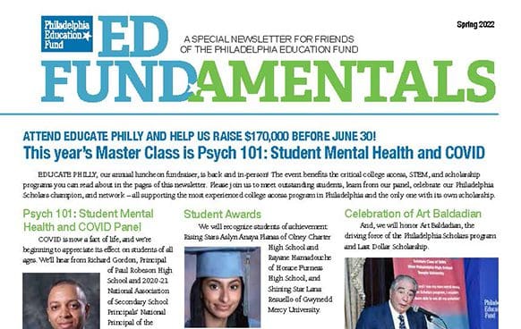 What Does PEF Do? Read the Latest EdFundamentals Newsletter!